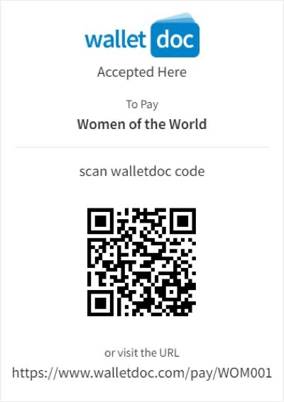 WalletDoc QR code to donate to Rimon Montessori